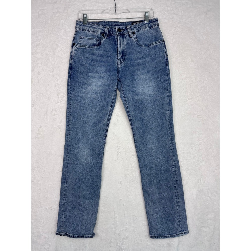 Buffalo David Bitton Six‎ Straight Leg Jeans Mens 30x32 Medium Wash Blue Faded